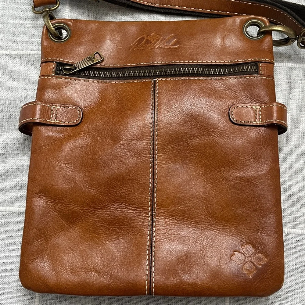 PATRICIA NASH Leather  MESSENGER Bag WALLET and DUST BAG - Picture 2 of 14